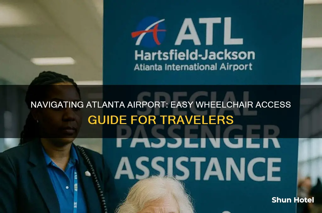 how to get a wheelchair at atlanta airport