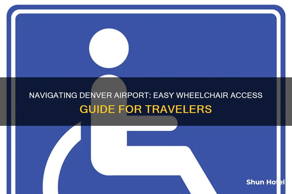 how to get a wheelchair at denver airport