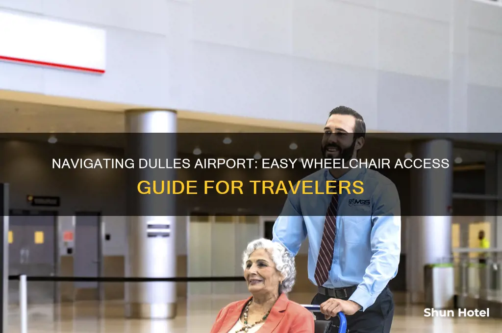 how to get a wheelchair at dulles airport