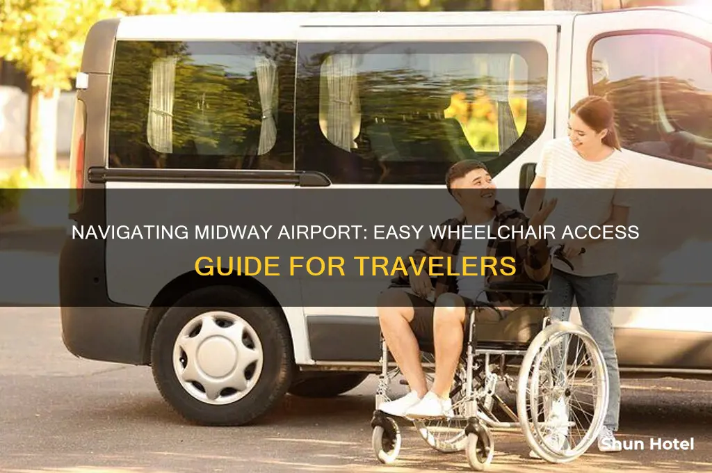 how to get a wheelchair at midway airport