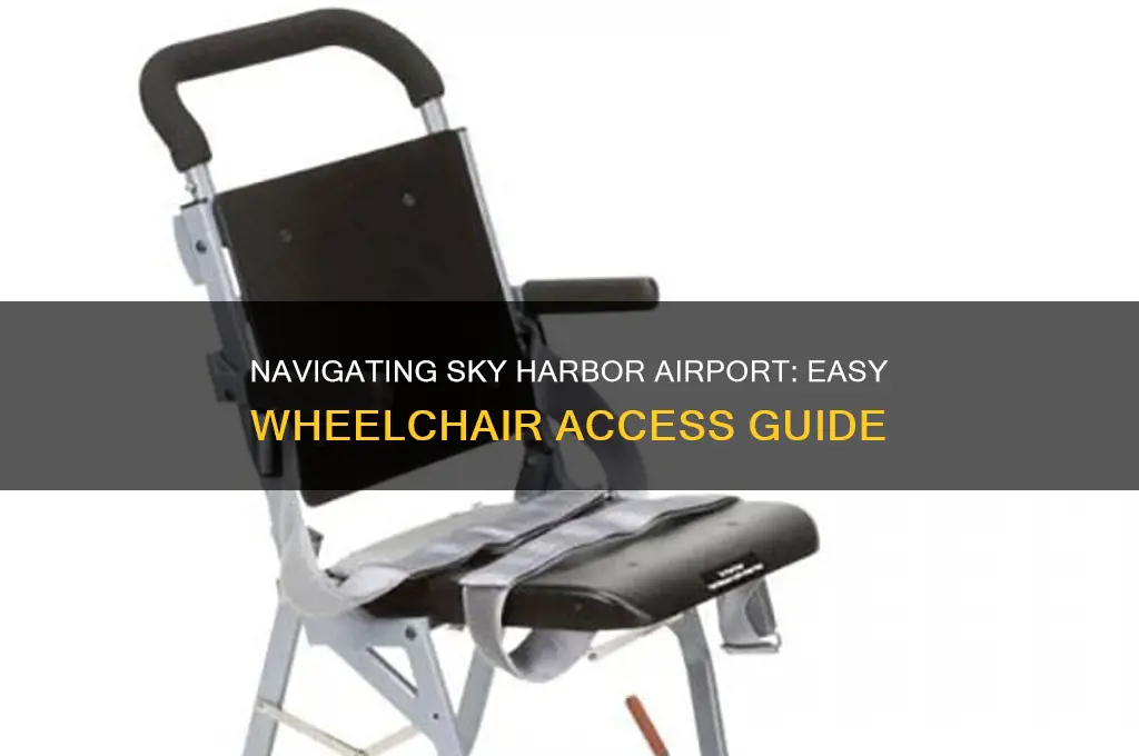 how to get a wheelchair at sky harbor airport