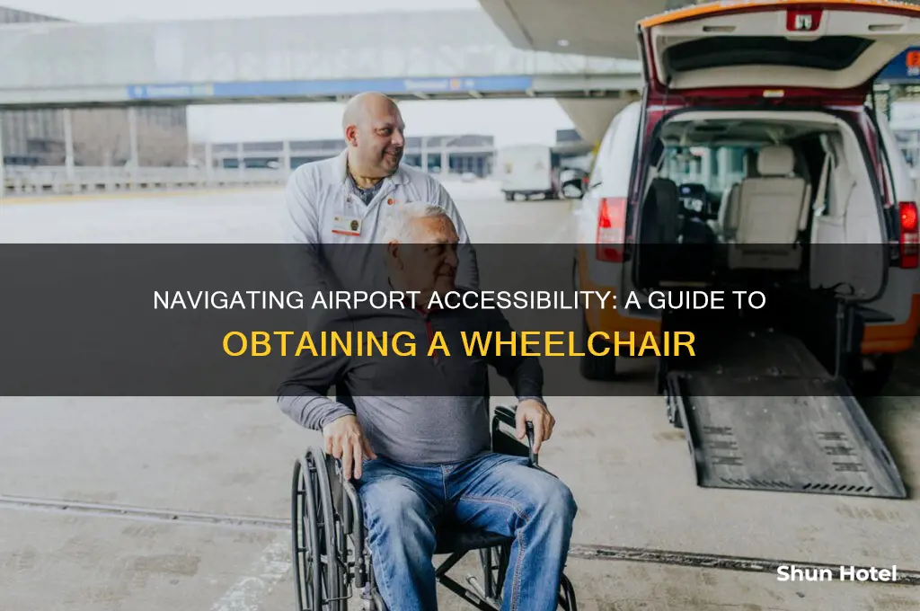how to get a wheelchair at the airport
