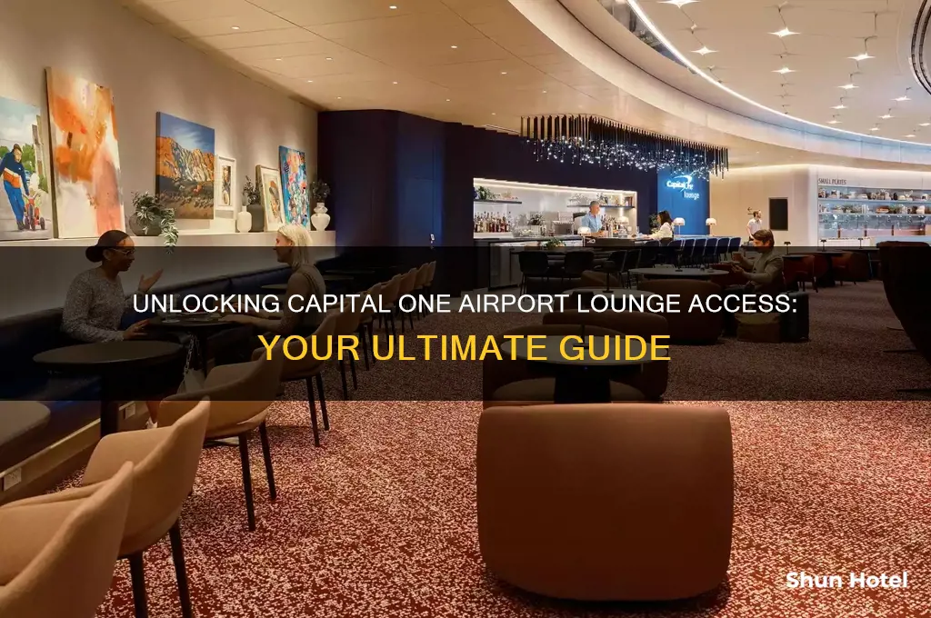 how to get access to capital one airport lounge