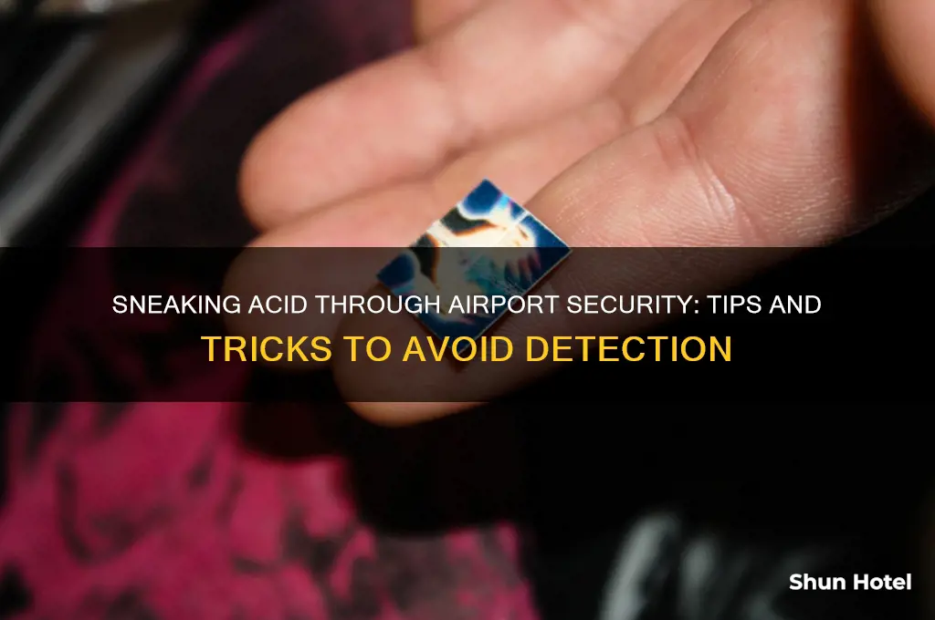 how to get acid through the airport