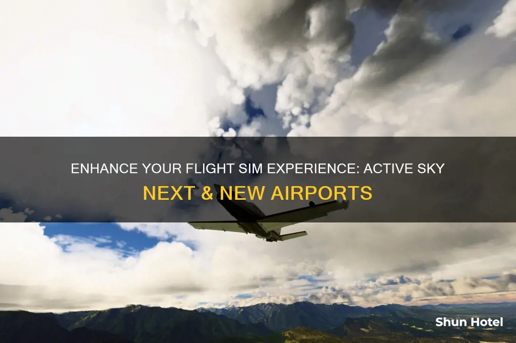 how to get active sky next with new airport
