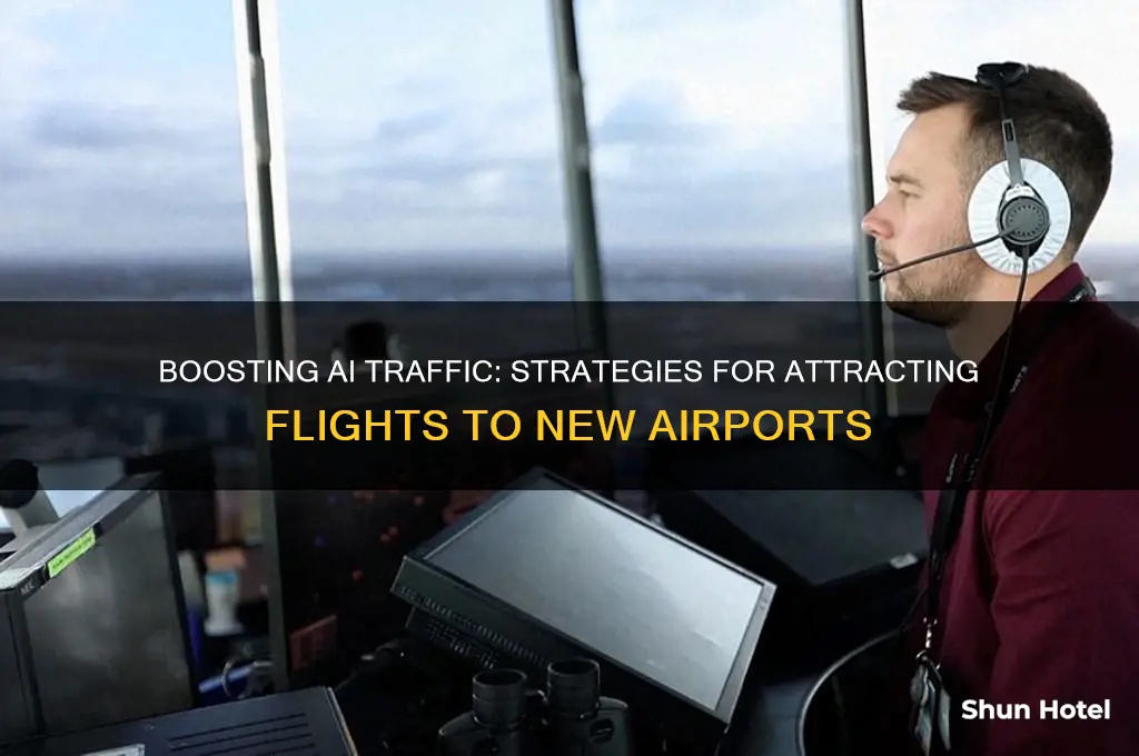 how to get ai traffic fly into new airports