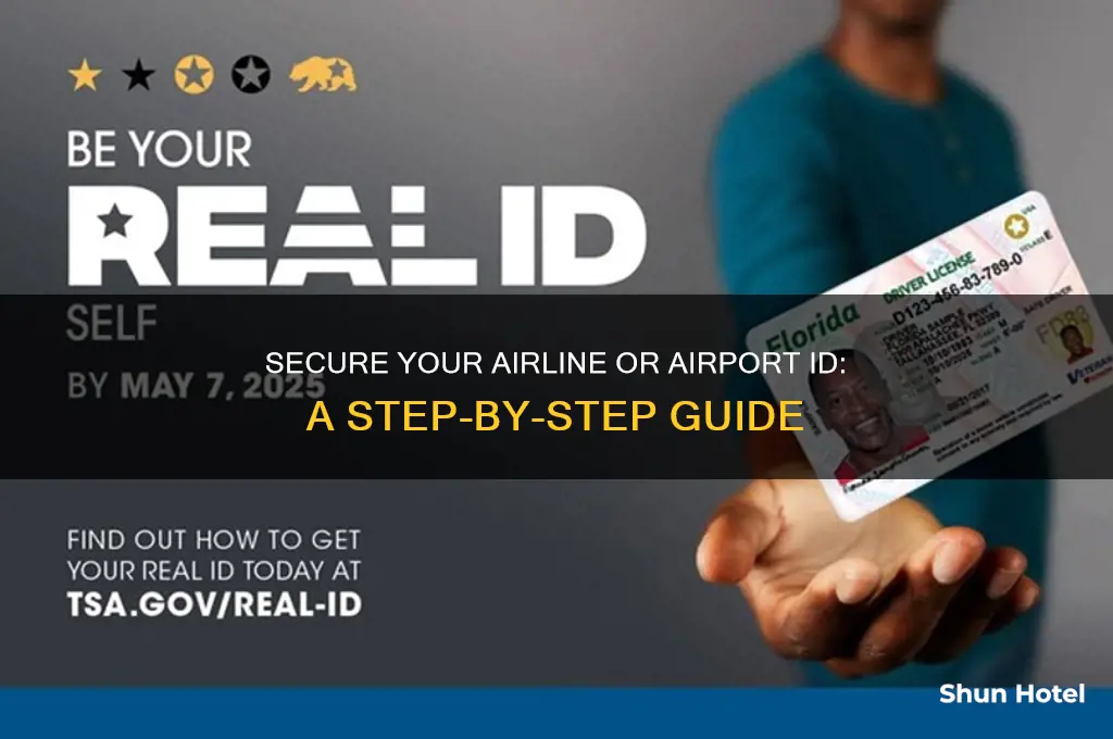 how to get airline or airport issued id