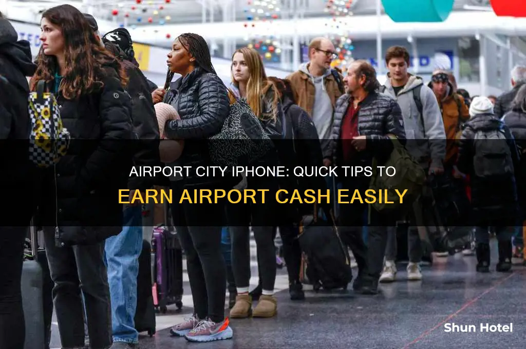 how to get airport cash in airport city iphone