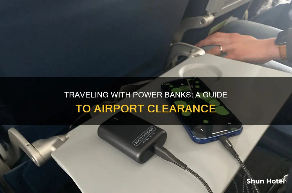 how to get airport clearence for a power bank