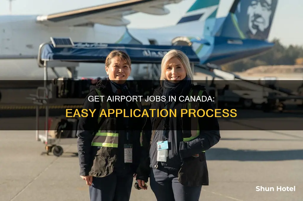 how to get airport jobs in canada