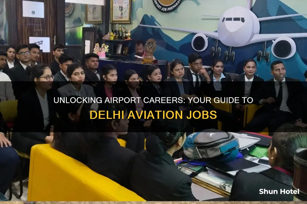 how to get airport jobs in delhi