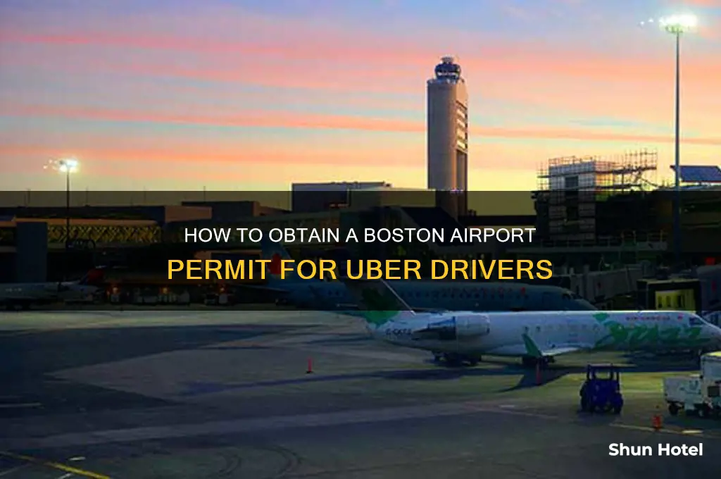 how to get airport permit for uber at boston