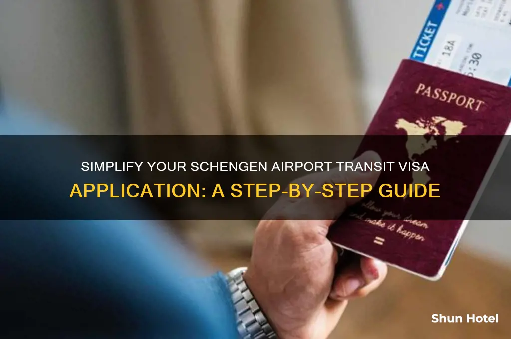 how to get airport transit schengen visa