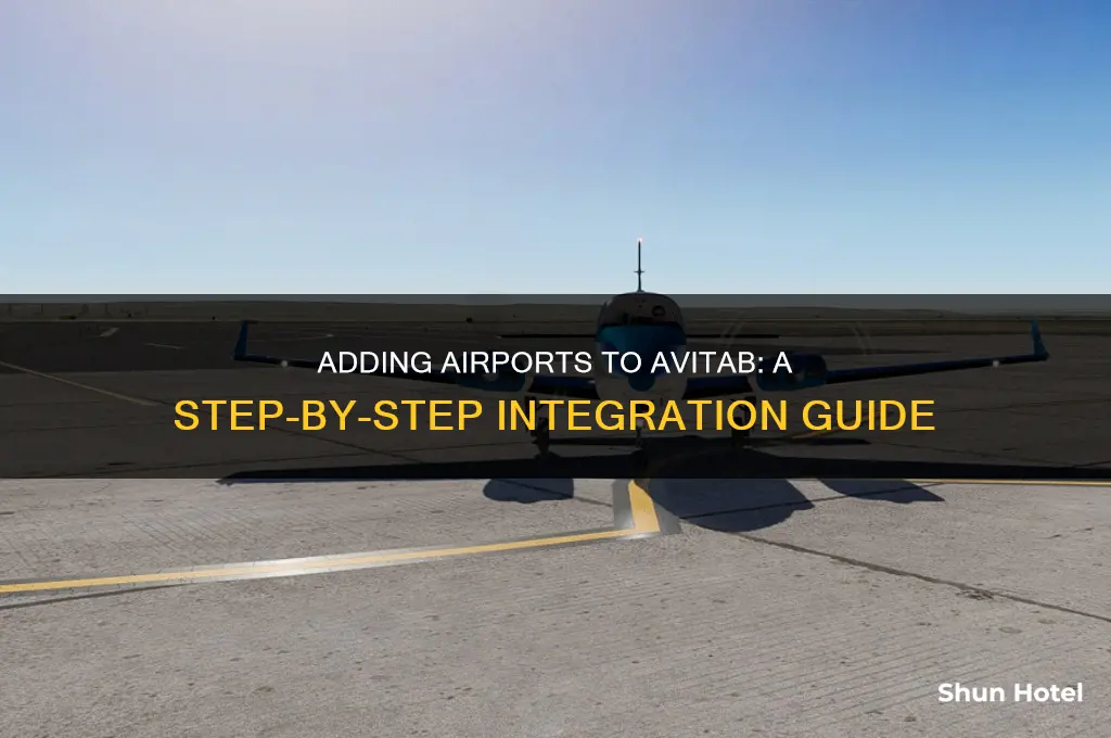 how to get airports into avitab