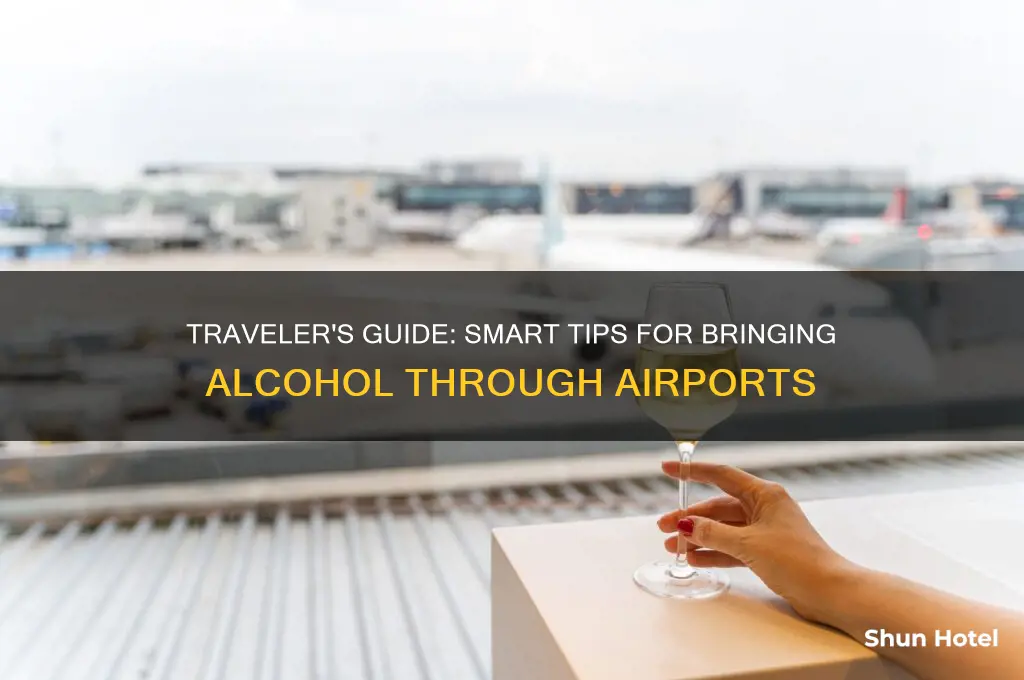 how to get alcohol in airport