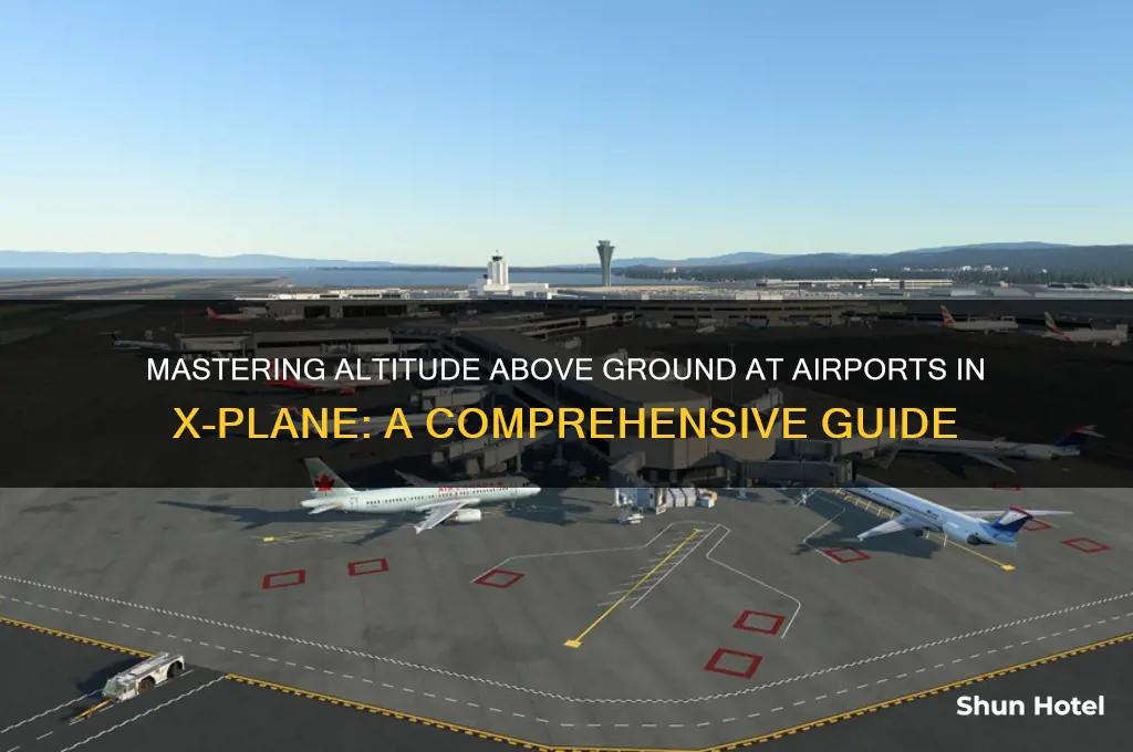 how to get altitude above ground airport xplane