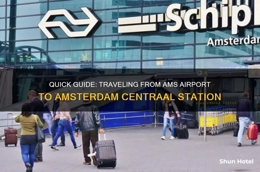 how to get ams airport to amsterdam centraal
