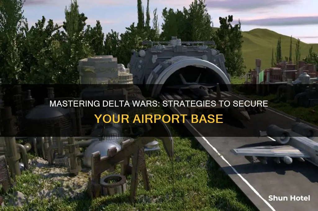 how to get an airport base on delta wars