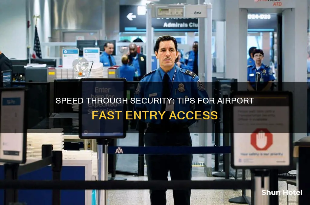how to get an airport fast entry