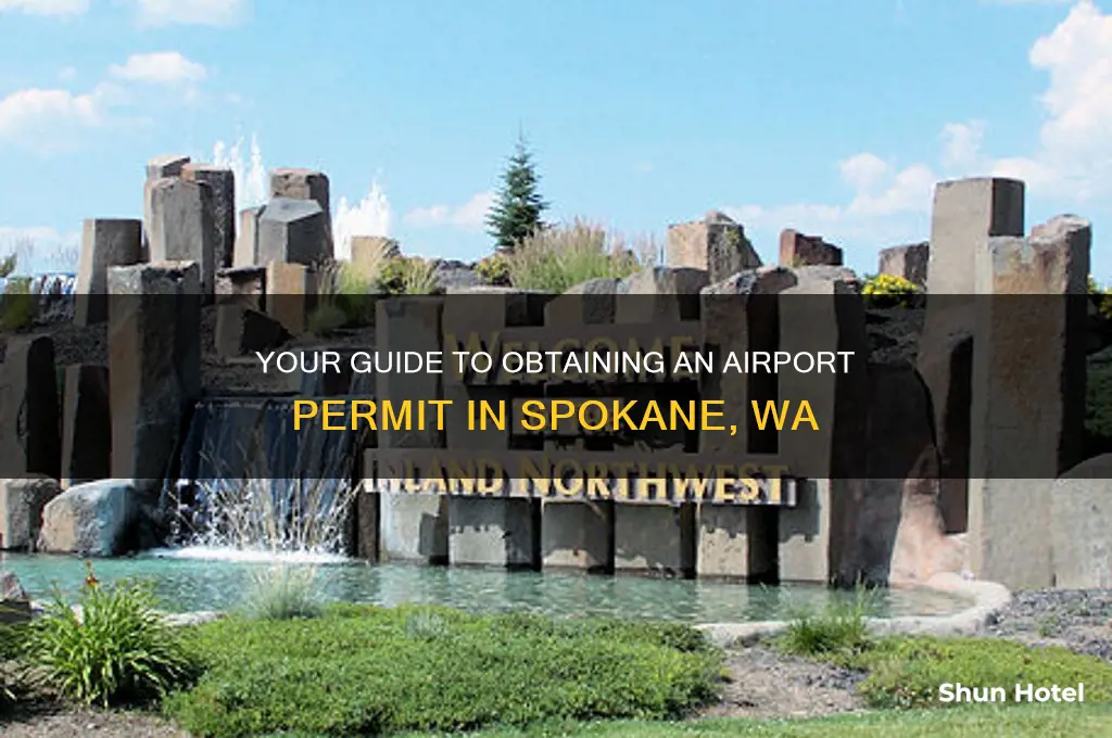 how to get an airport permit for spokane