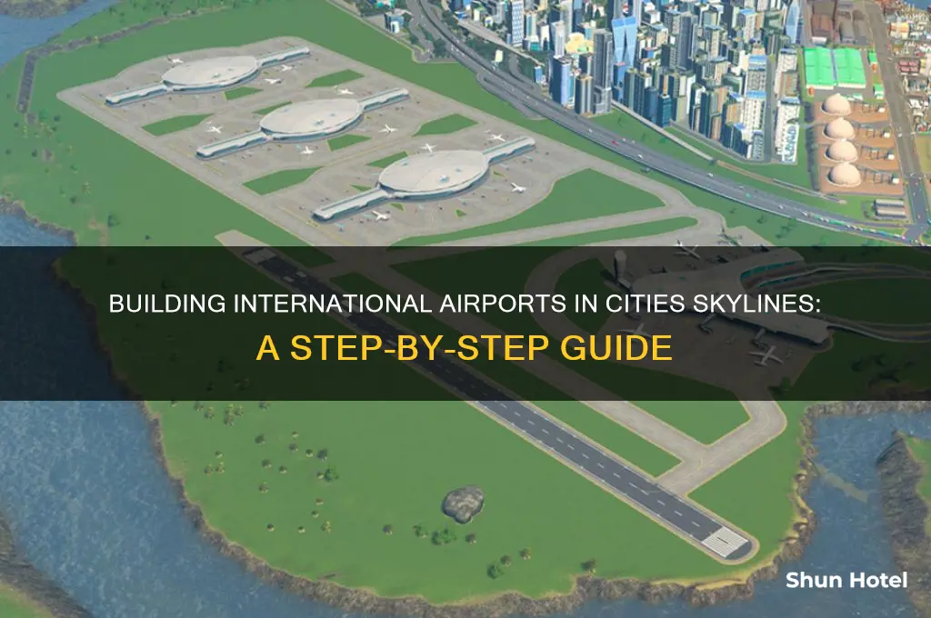 how to get an international airport cities skylines