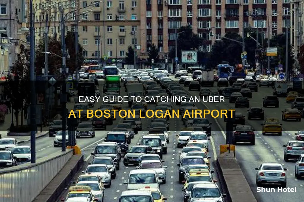 how to get an uber at boston logan airport