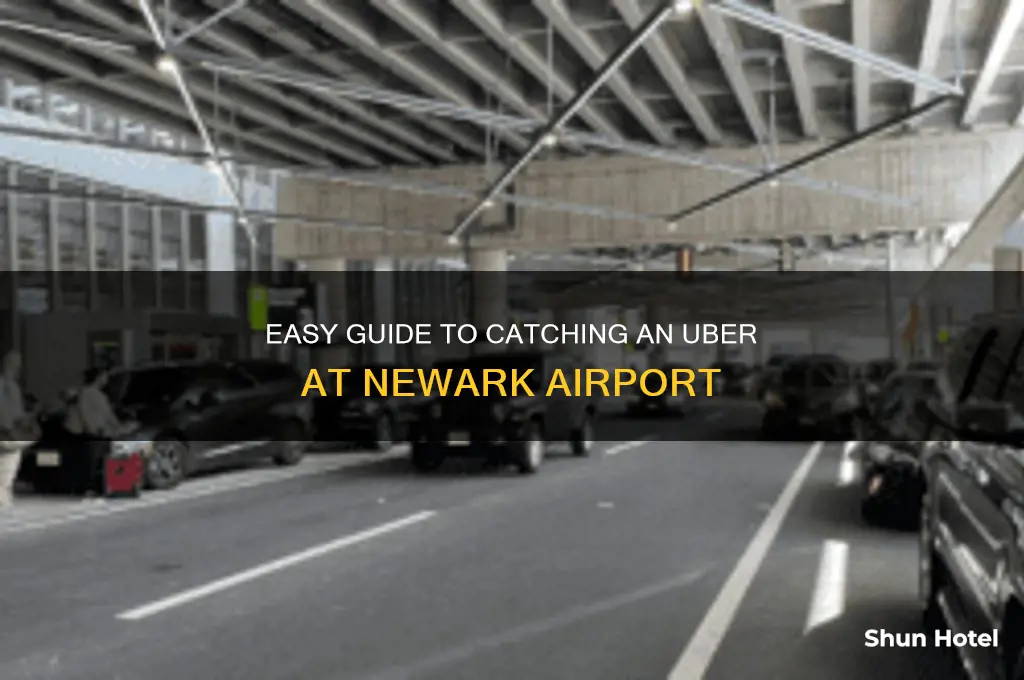 how to get an uber at newark airport