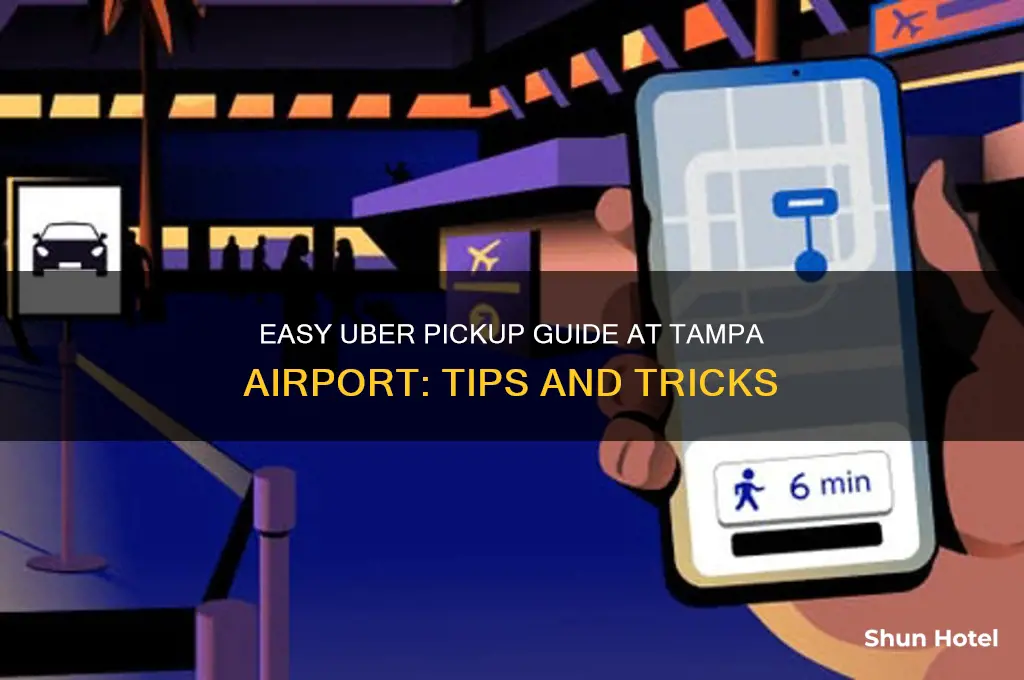how to get an uber at the tampa airport