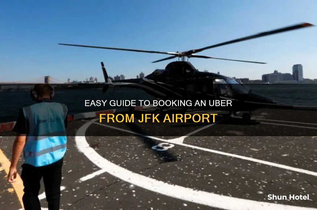 how to get an uber from jfk airport