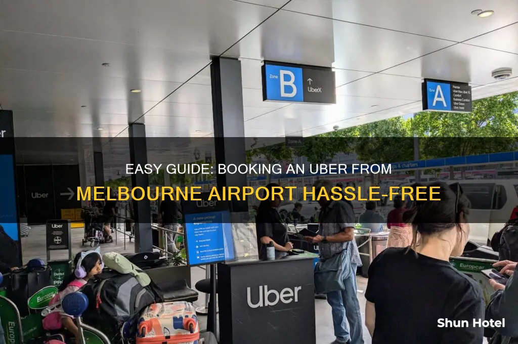 how to get an uber from melbourne airport