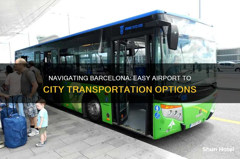how to get around barcelona from airport