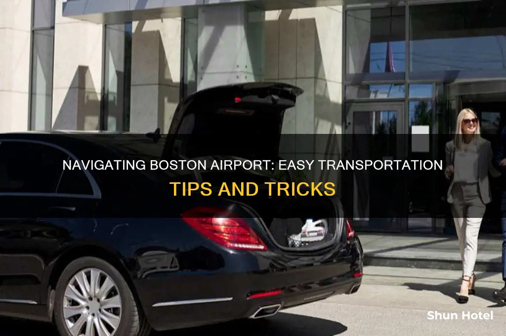 how to get around boston airport