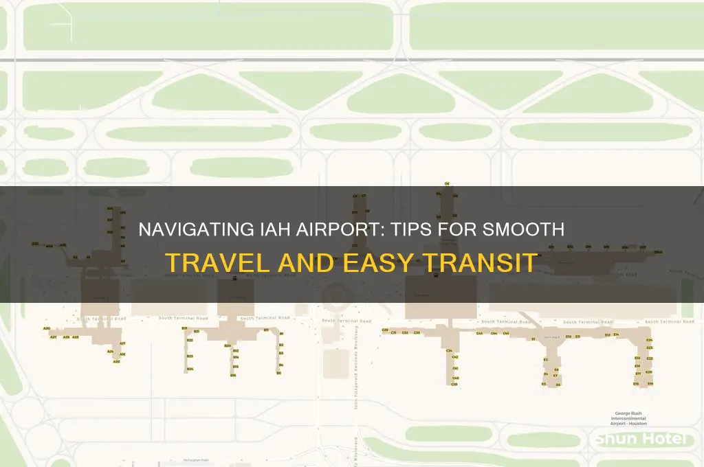 how to get around iah airport