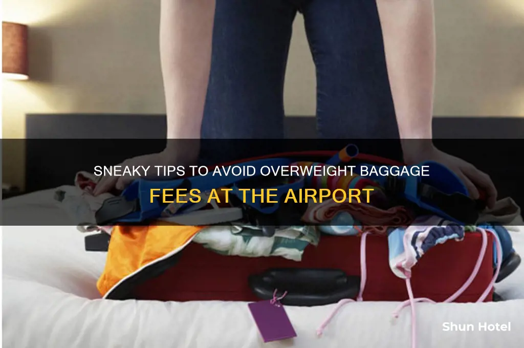 how to get away with extra weight in airport