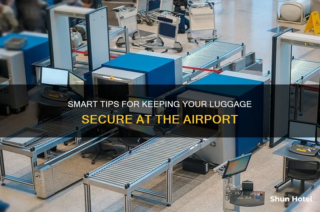 how to get bags to stay at an airport