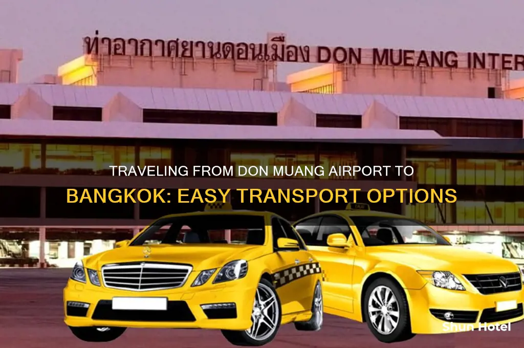 how to get bangkok from don muang airport