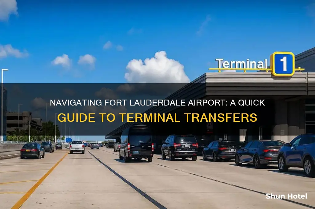 how to get between terminals at fort lauderdale airport