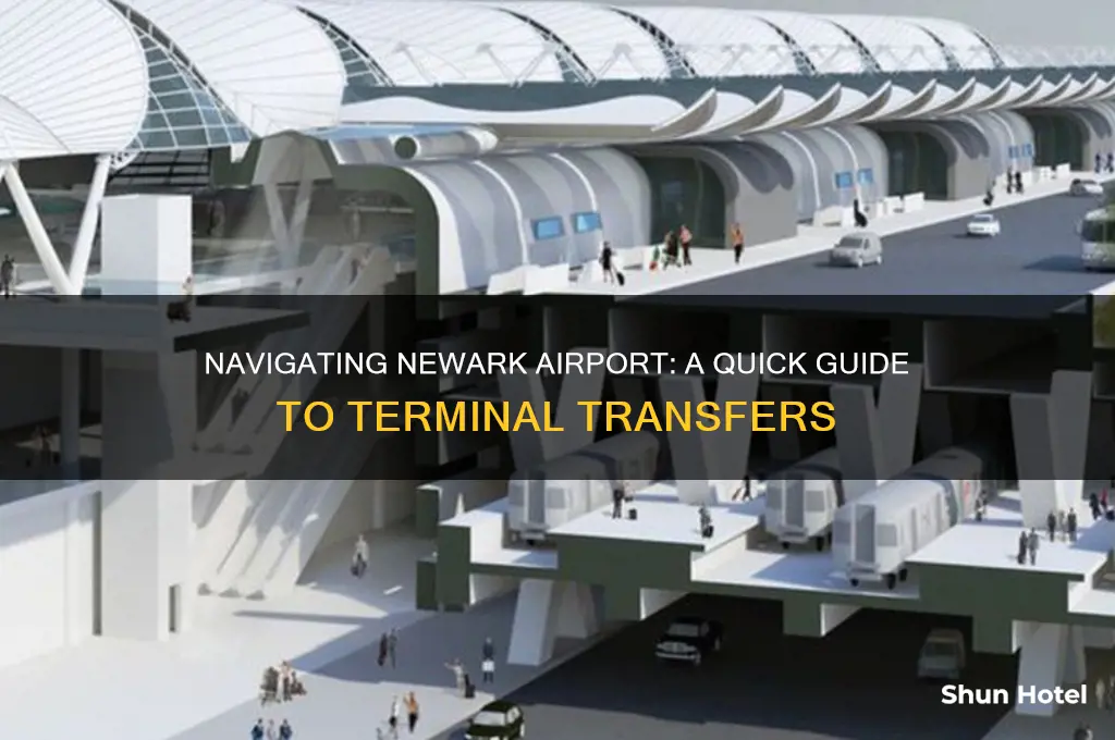 how to get between terminals at newark airport