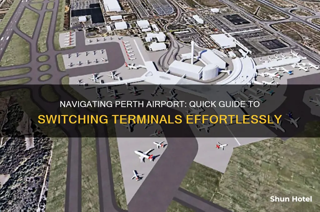 how to get between terminals at perth airport