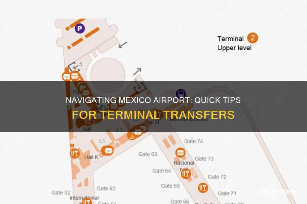 how to get between terminals in mexico airport