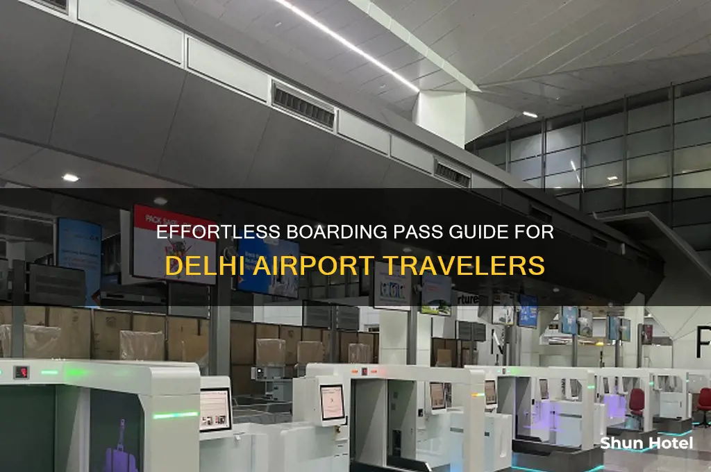 how to get boarding pass at delhi airport