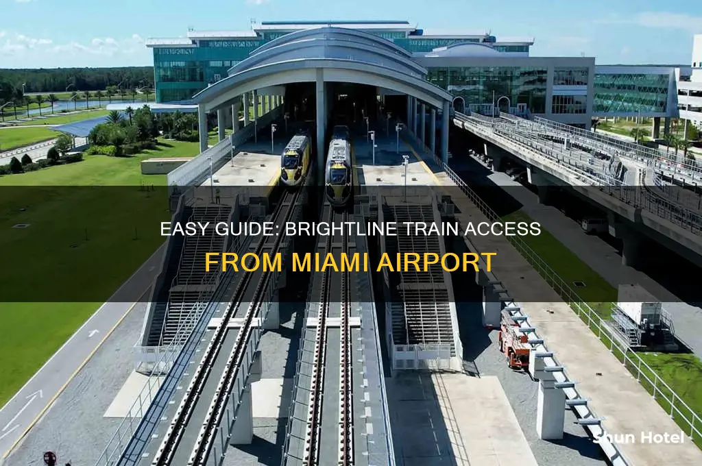 how to get brightline from miami airport