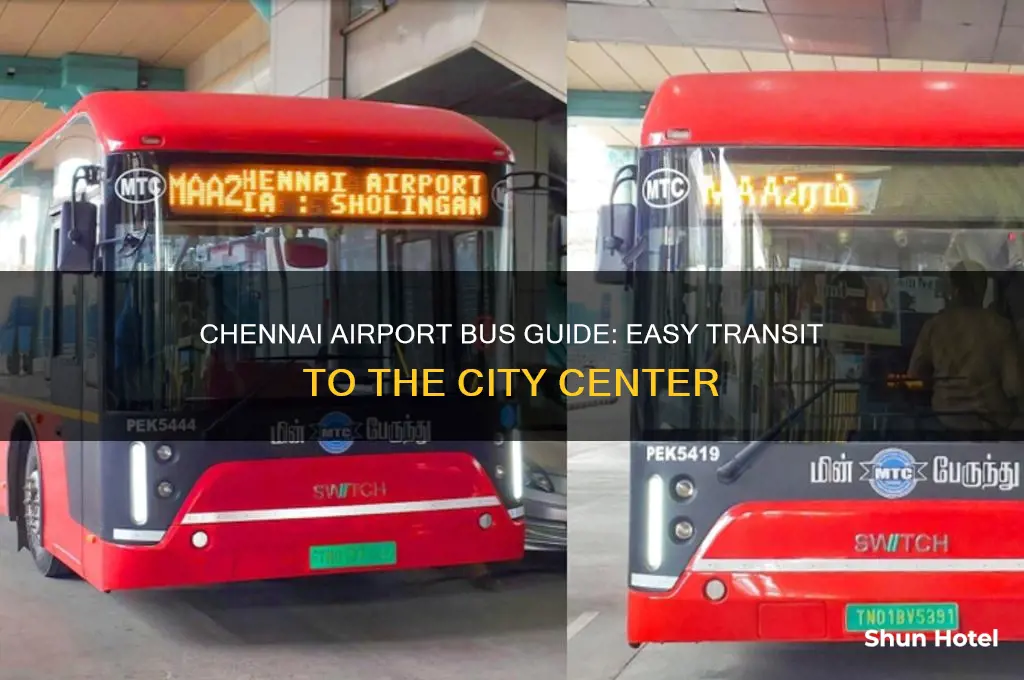 how to get bus from chennai airport