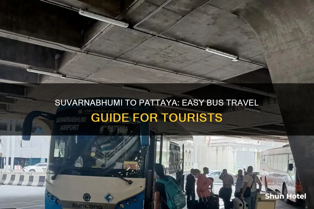 how to get bus from suvarnabhumi airport to pattaya