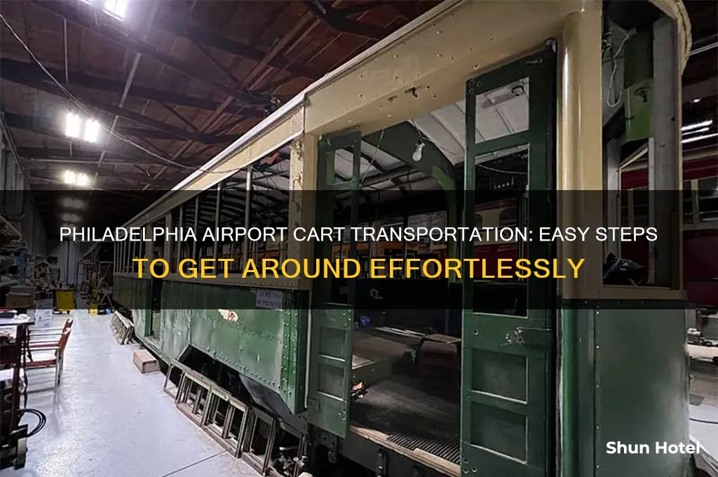 how to get cart transportation at philadelphia airport