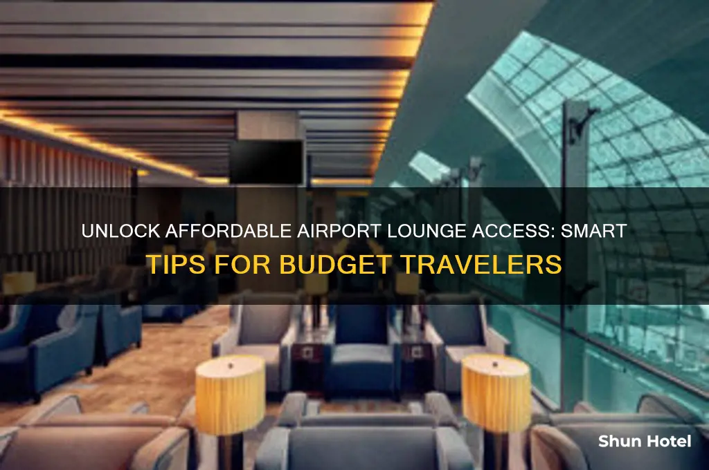 how to get cheap access to airport lounges