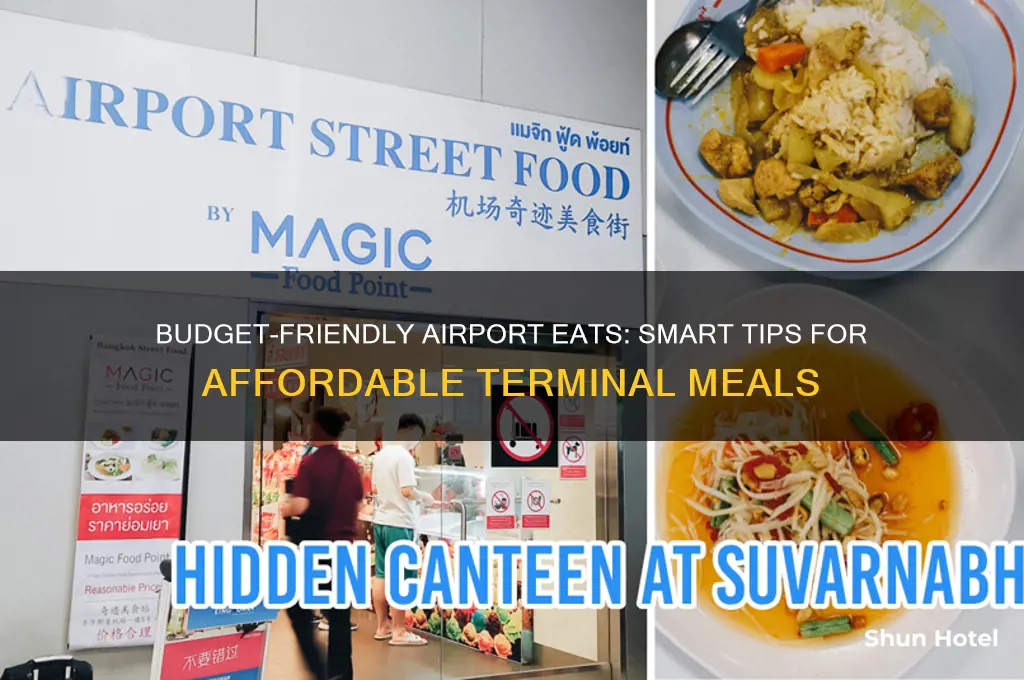 how to get cheap food at airport