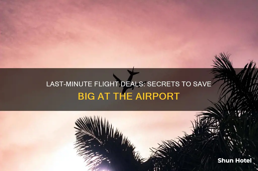 how to get cheap last minute flights at airport
