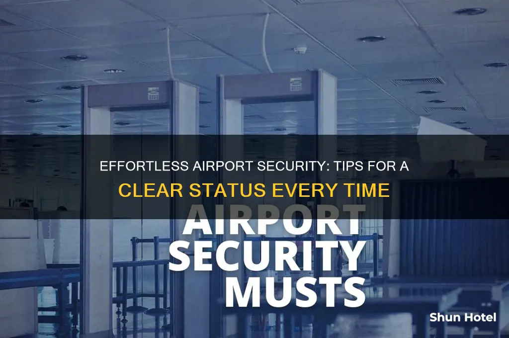 how to get clear status at airport