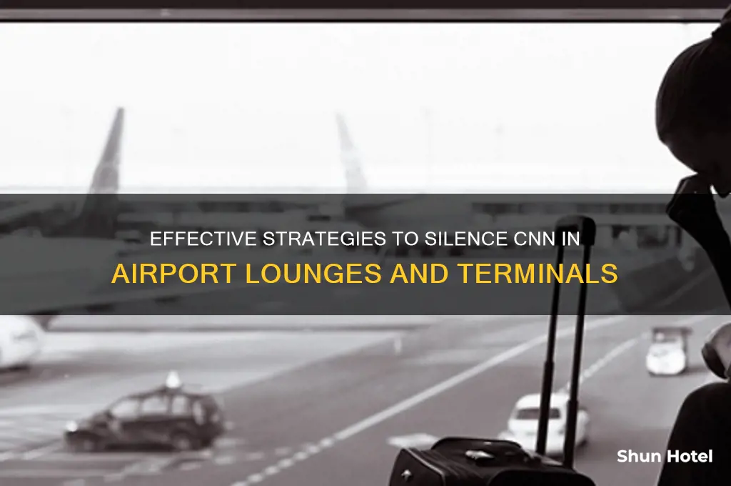 how to get cnn turned off in airports